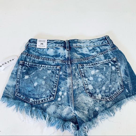 Pacsun short denim size 26 new - Picture 4 of 7
